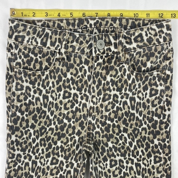 AMERICAN Eagle Leopard Print High-Rise Jegging 0 - Picture 7 of 13